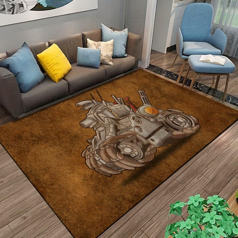 Retro Game Metal-Slug Gamer Cartoon Carpet Rug for Home Living Room Bedroom Sofa Doormat Decor,kids Area Rug coffee tables