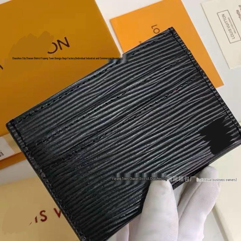 Винтажный клетчатый маленький кошелек для нескольких карт с логотипом