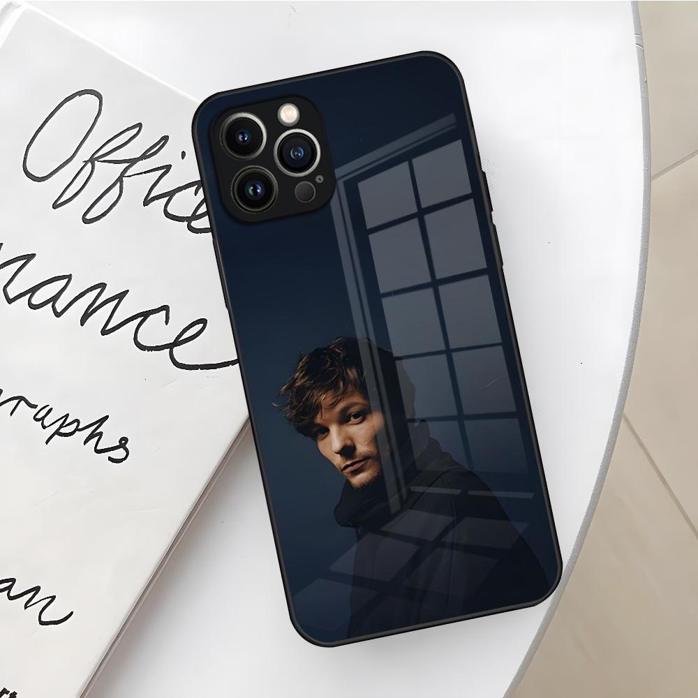 Чехол для телефона L-Louis W-William T-Tomlinson для Iphone 16 15 14 12 11 13 Pro Max Mini X Xr Xs Se 8 Puls Стеклянная крышка