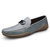 Лоферы с металлической пряжкой из натуральной кожи, мужские слипоны, удобная мужская повседневная обувь для бизнеса, обувь для вождения, мокасины
