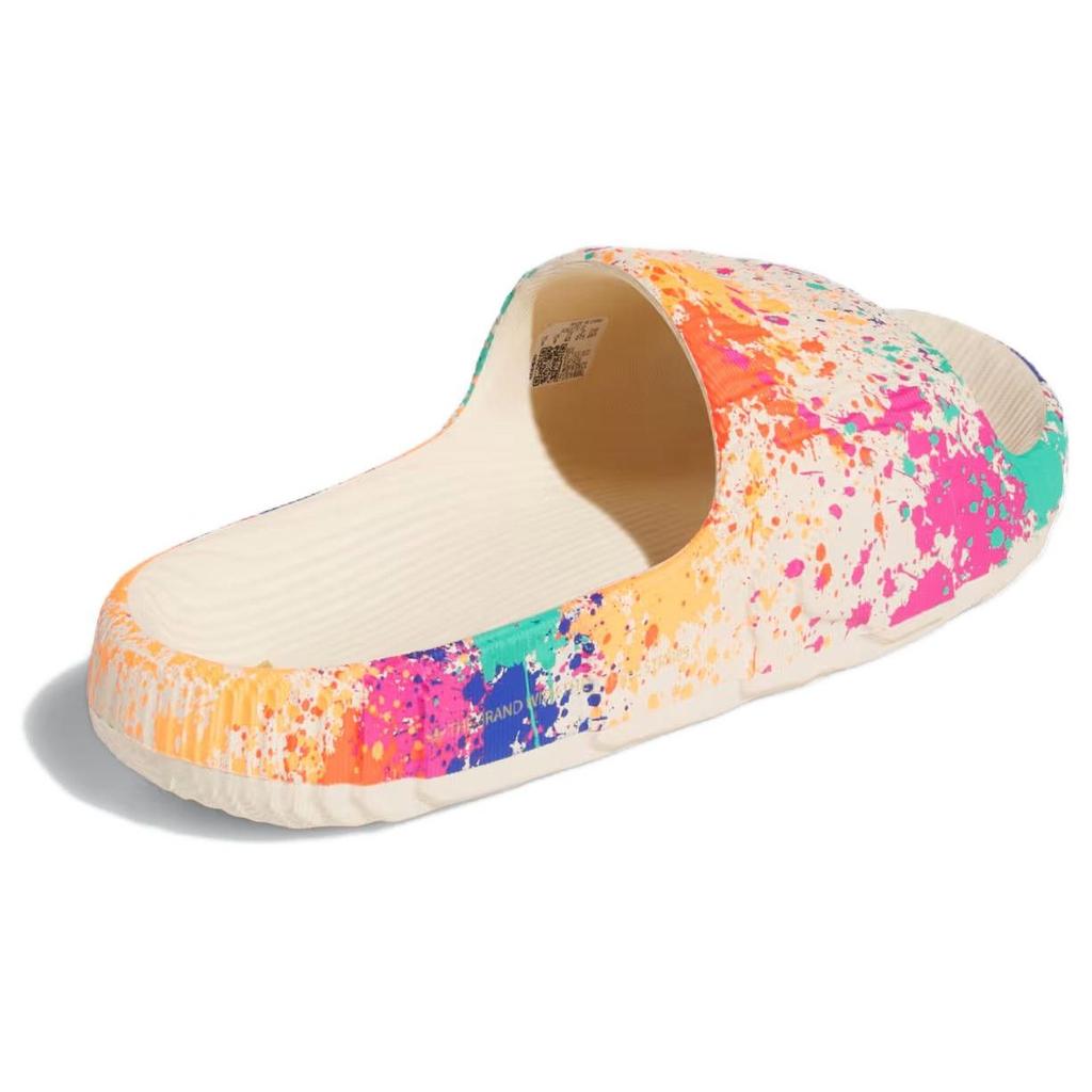 Adidas Кроссовки Adilette 22 Slide Sand Strata Paint Splatter унисекс кремовые полусолнечно-желтые IF1439