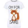 Grindstore Женская футболка 'Oh for Fox Sake' (L) (белый)