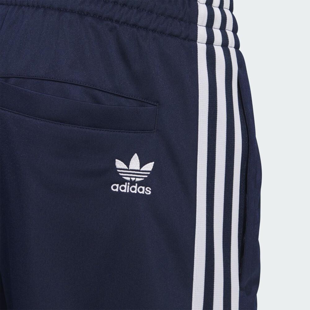 adidas Оригинальные буквы логотипа полосатый принт простые удобные ретро спортивные трикотажные брюки унисекс брюки темно-индиго JL8402