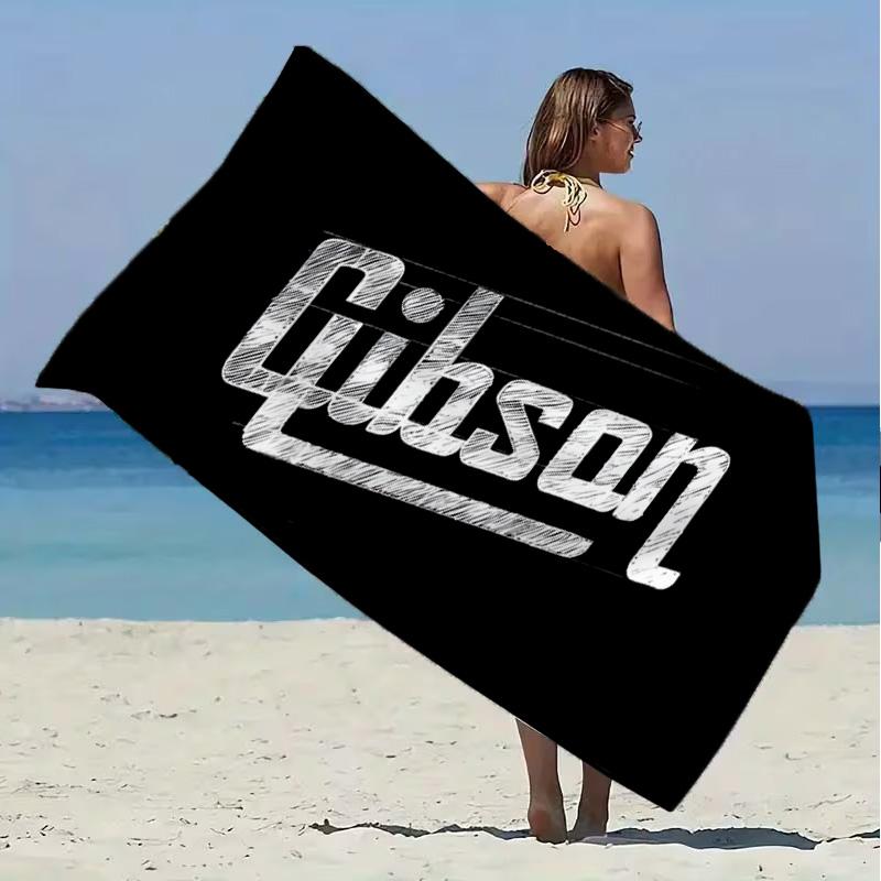Gibson Beach Towel Microfiber Beach Towel Super Soft & Absorbent for Bath, Beach, Travel Bath Time Accessory, Fan gifts