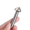 Round Handle 3 Flute Countersink Drill Bit Three Edge Chamfer Hand Power Tools Cutter Tool