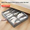 Adjustable Shoe Organizer Space Saving Shoe Bin Large Capacity Foldable Design Shoe Storage Container with Zippers