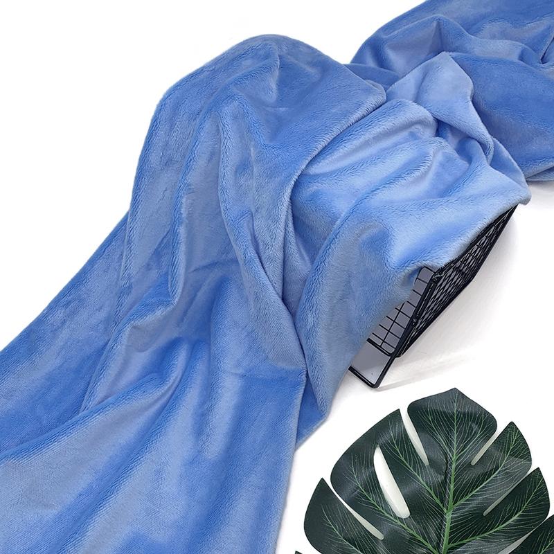 45x50 см удобная и мягкая ткань с ворсом 3 мм из полиэстера с кристаллами, супермягкая плюшевая ткань для шитья кукол