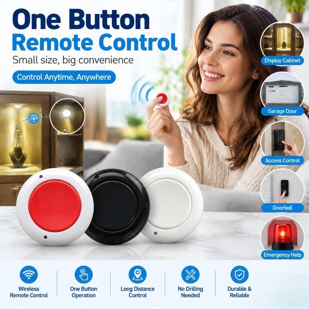433MHz Wireless RF Remote Control SOS Car Gate Remote Control Display Cabinet Switch