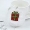 Christmas Coal Ball Plush Pendant Small Coal Ball Kawaii Christmas Keychain  Backpack Pendant
