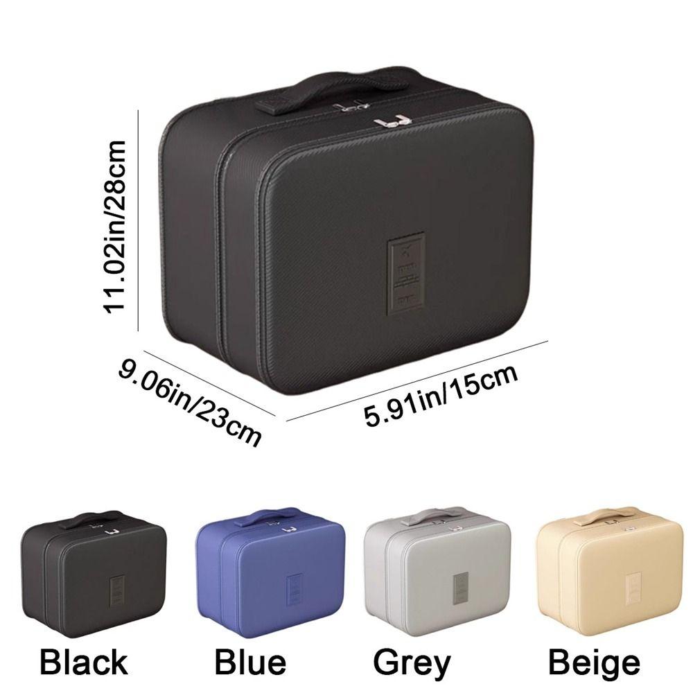 Handheld Travel Shoe Bag Dustproof Mildew-proof Shoes Storage Bag with Zipper Large Capacity Shoe Carrier Bag Business Trip