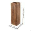 Wooden Umbrella Stand,Umbrella Storage Rack,Rectangular,Organizer Standing Retro Rustic Barrel for