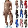 Women's Fashion Clasp Pocket Cargo Romper