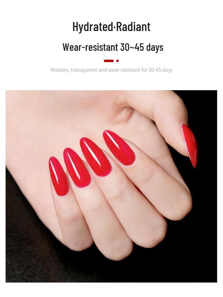AS Nail Art Гель против отслоек Топ и Базовое покрытие без липкого слоя Светотерапия Прозрачный набор - Долговечное укрепление.
