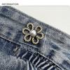 Button Clasps Flower Pants Button Tightener Zinc Zinc Alloy Jean Buttons for Loose Jeans  Party