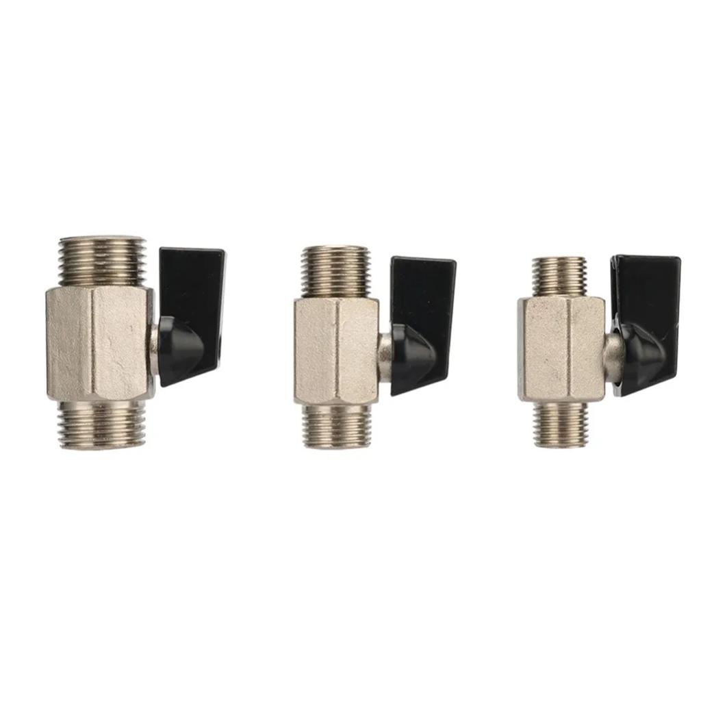 1/8" 1/4" 3/8" 1/2" BSP Male/Female Thread Mini Brass Ball Valve Air Compressor Switch Garden Irrigation Water Shut Off Valve