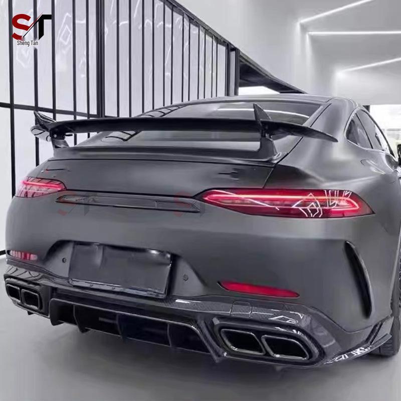 Задний диффузор-губа из углеродного волокна для Mercedes AMG GT50/GT53