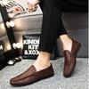 Large Size Casual Shoes Leather Shoes Men Outdoor Non-slip Driving Shoes