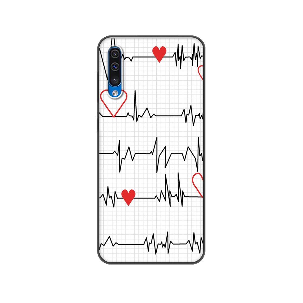 Black Tpu Case For Samsung Galaxy A50 50S A30S A10 A01 A11 A21S A31 A41 A51 A71 M21 M30S S10 LITE Nurse Medical Medicine Health