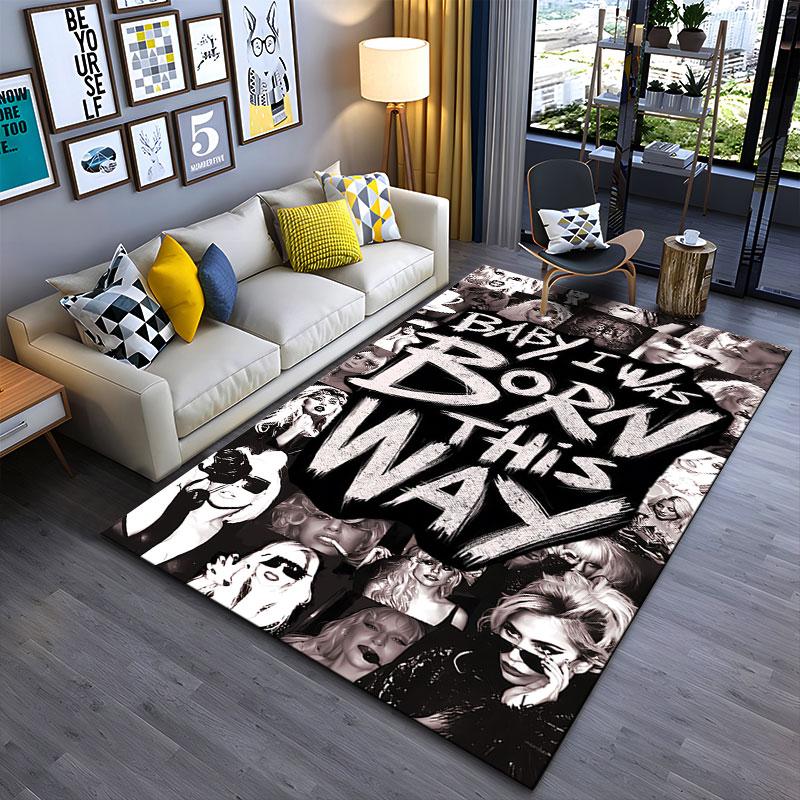 Born This Way Collage Carpet suitable as a non-slip mat for the living room or bedroom sofa