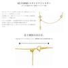 Necklace Diamond Yellow Gold K18YG PLATINUM Platinum Collection [Lara Christie] 0.3ct Lp51-0010-yg