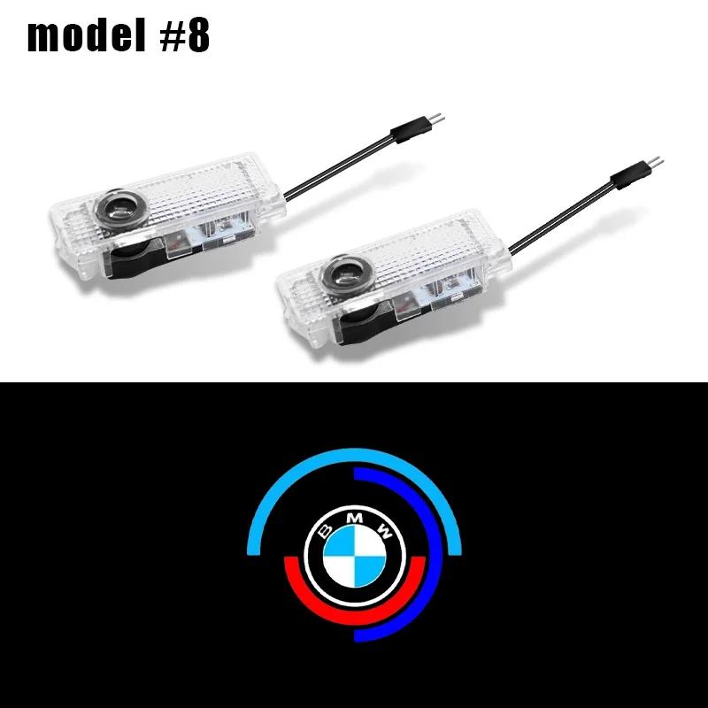 2Pcs Car Door Welcome LED Projector Laser Logo Door Light For BMW M F32 F33 F34 F15 F10 F01 F11 E90 E60 E46 E93 F20 F21 F30 F31