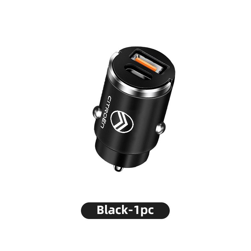 Car Charger QC3.0 Cigarette Lighter Charger Auto Phone Fast Charging For Citroen C3 C4 C5 C1 C2 Berlingo Celysee Xsara Picasso