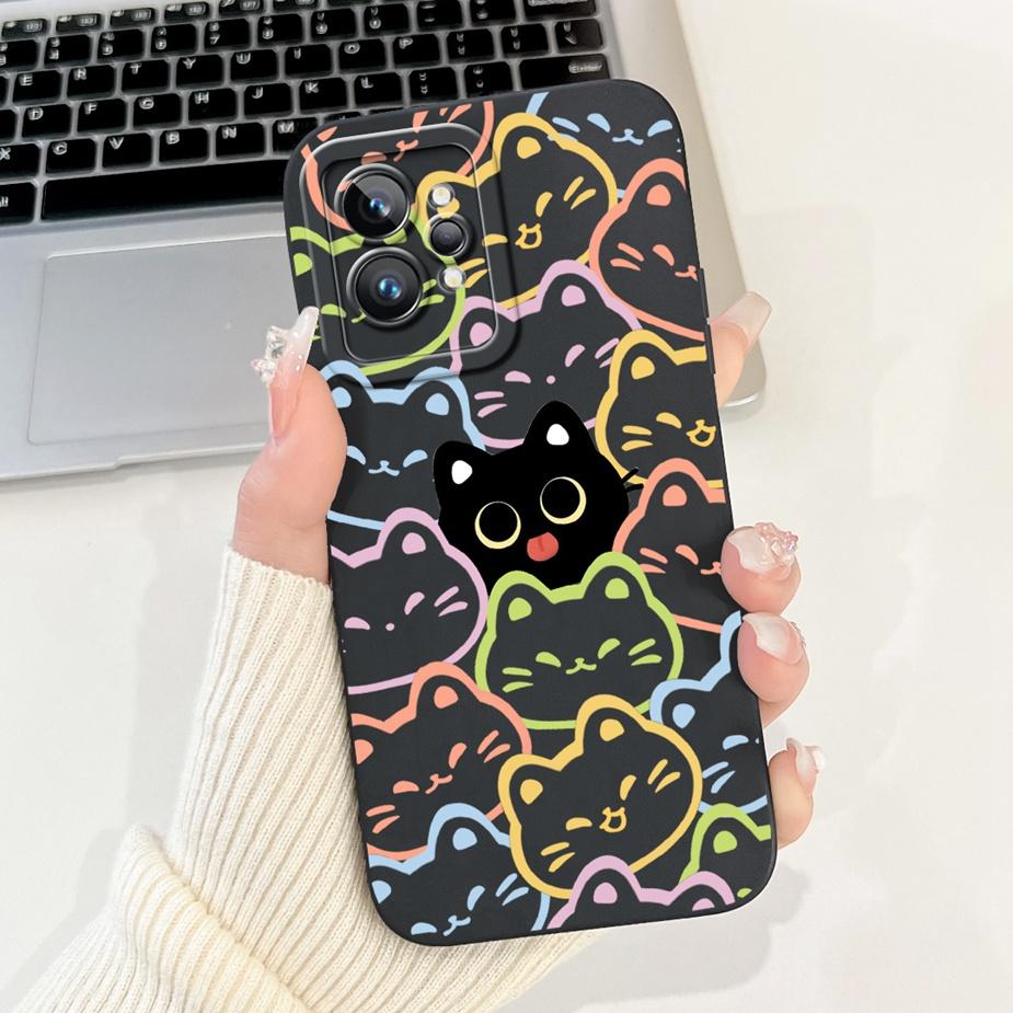 Чехол для Realme GT2 Pro RMX3301 Милый Модный Мультяшный Чехол Ударопрочный Чехол для Телефона Для Realme GT 2 Pro RealmeGT2 RMX3310 Мягкие Сумки