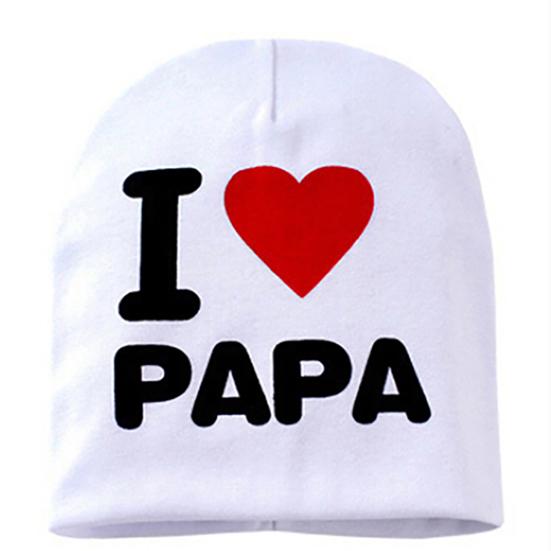 Детская шапочка унисекс с сердечком, хлопковая мягкая теплая вязаная шапка для детей и младенцев