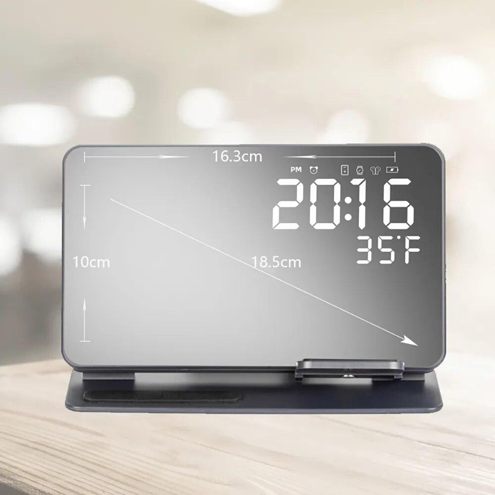 Беспроводное зарядное устройство 3 в 1 для Samsung Galaxy Watch 6 5 Pro, станция быстрой зарядки для Galaxy S23 S22 S21, зарядные устройства для будильника, подставка