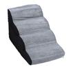 Dog Stairs High Density 3D Sponge Lightweight 4 Steps Pet Slope Stairs Ramp for Sofa Bed Indoor