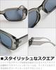 Quintet Sunglasses for Men and Square Fox Horizontal Women, Lenses, Pattern, Frame, 28-ty-2968 (2 White/Smoke)