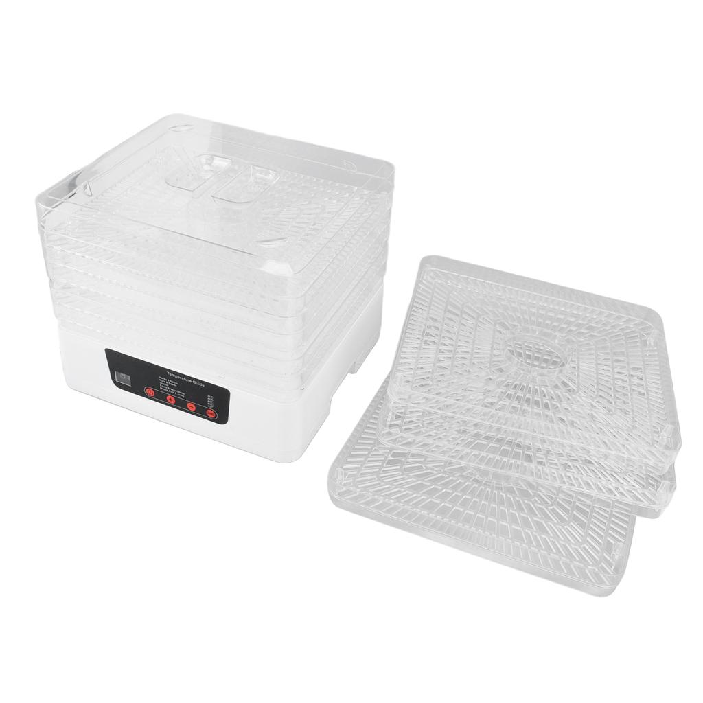 Electric Food Dehydrator Home Fruit Dehydrator Machine with 8 Trays for Meat Herbs Veggies 350WEU
