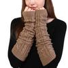 Arm Warmers Long Wrist Gloves Fingerless Half Finger Gloves Fashion Elbow Mittens Girls