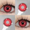 Eyeshare Colored Contact Lenses 2pcs Hybrid Eyes for Brown Iris Natural Yearly Lens 14.2mm Soft Contact Lenses