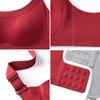 Seamless Plus Size Bra Wireless Bras for Women Full Cup Bra Sexy Underwear Red Color Brassiere M-3XL