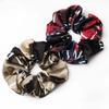 2 Pack Tie Dye Satin Hair Scrunchies Set Hair Ties Hair Band Rope Ponytail Holder Elastic Big Scrunchie Hair Accessories