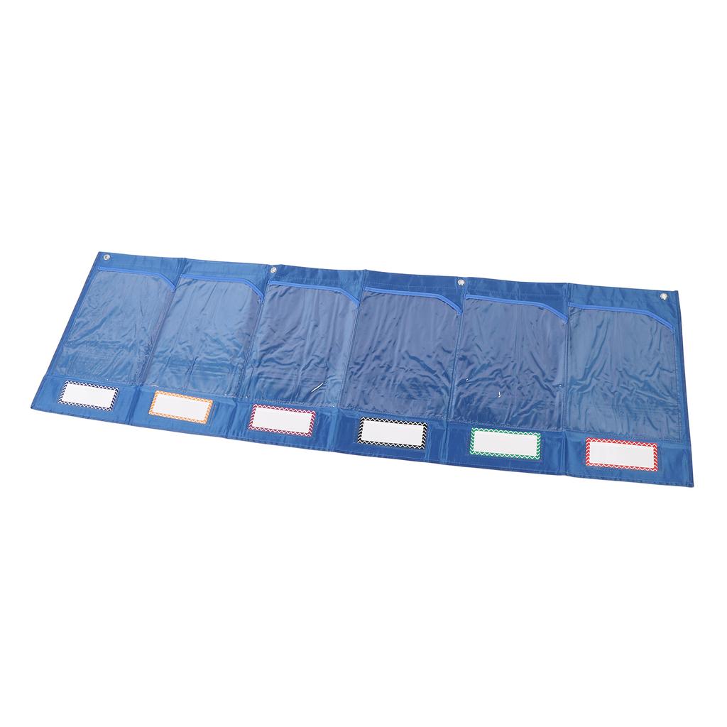 6 карманов Настенный органайзер с карманами для хранения для класса, демонстраций на уроках рисования, домашнего задания