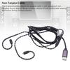 Кабель для наушников Type C, подходит для наушников Sennheiser IE300 IE600 IE900, сменный кабель OFC, встроенный микрофон, 47,24 дюйма