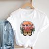 (Asian Size)T Shirt Clothing Tee Top Cactus Plant Style Trend Sweet 90s Fashion Casual Short Sleeve Women Print Lady Female O-neck Graphic T-shirt