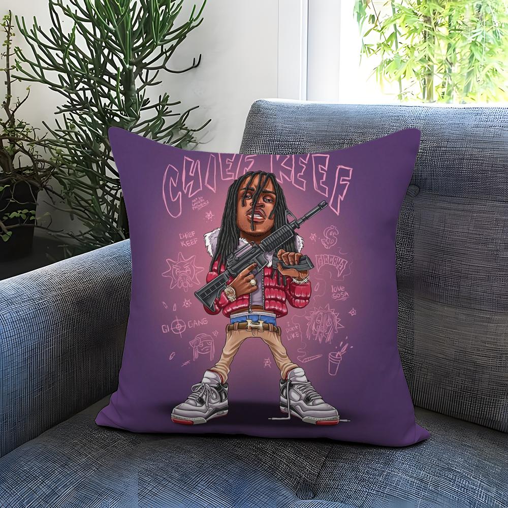 Модная чехол-подушка C-CCheif Keef, удобный двусторонний чехол для подушки, идеально подходит для автомобиля, дивана, спальни и многого другого