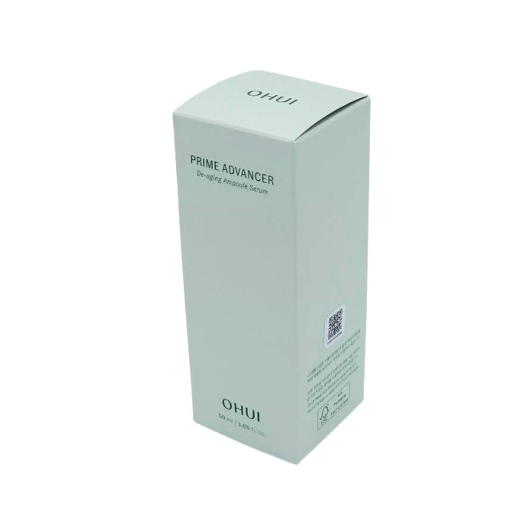 Ohui Prime Advancer De-Aging Ampoule Serum 50ml – Anti-Aging Korean Face Serum with Peptides and Botanical Extracts for Firm, Radiant Skin