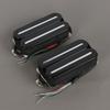 FLEOR Комплект звукоснимателей Humbucker с горячими двойными рельсами для грифа и бриджа, для электрогитары, Белый/Черный