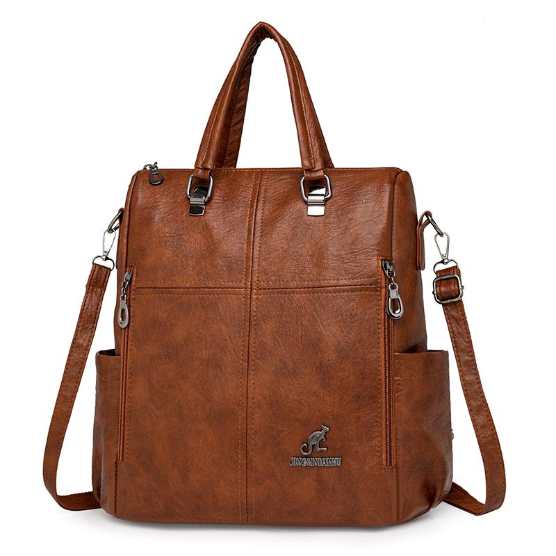 Женская многофункциональная сумка-рюкзак большой вместимости