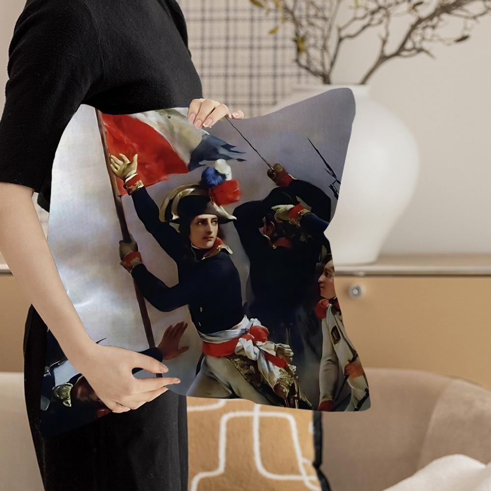 Napoleon Bonaparte Office Cushion Pillowcase Car Cushion Cover45X45Cm Lumbar Pillowcase Sofa Pillowcover
