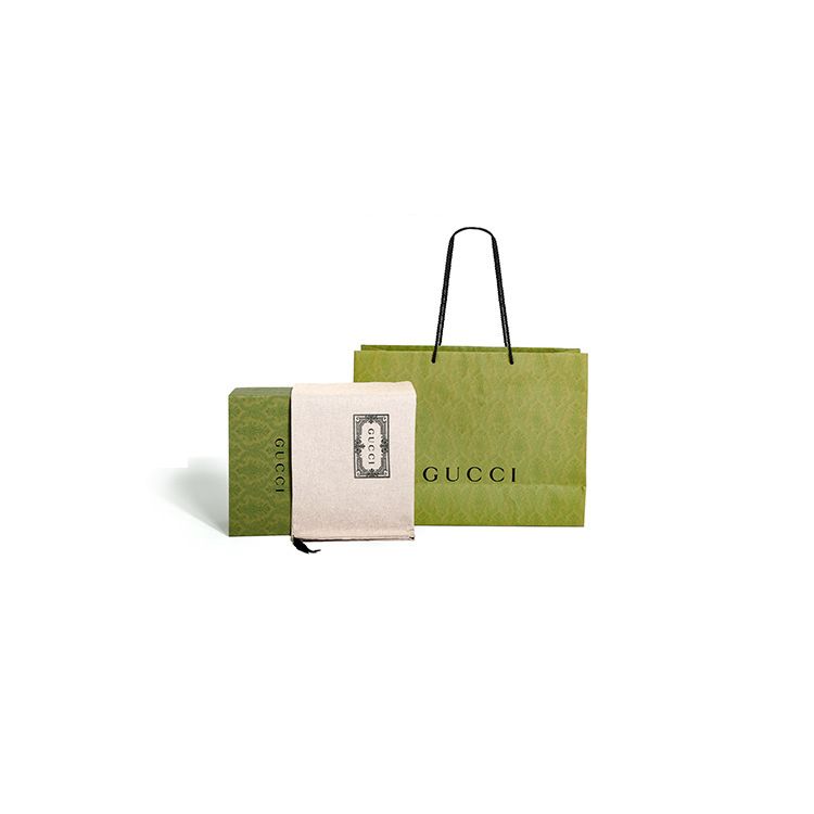 Gucci GG Marmont Double G Logo Snap Closure Canvas And Leather Card Holder Women Card Holder Gold Brown 658610-AABGY-8658