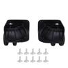 1 Pair Luggage Suitcase Wheel Quiet Shock Absorption Hard Wearing Universal Trunk Wheel for Replacement