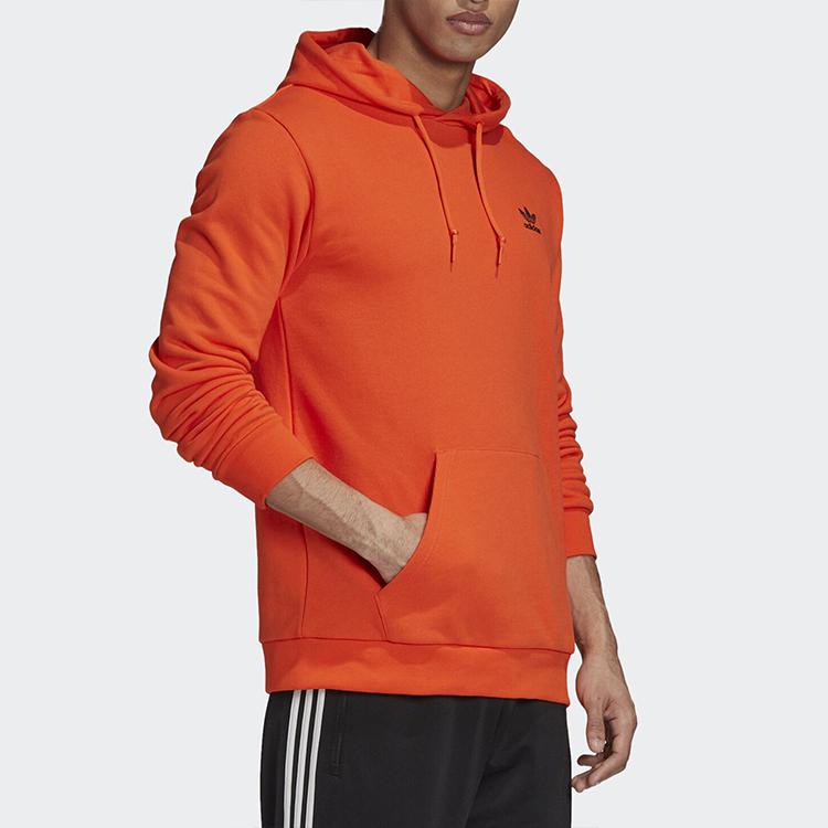 adidas Мужская толстовка Originals Trefoil B+F TRFL, Повседневный спортивный пуловер, Оранжевый топ GE0794