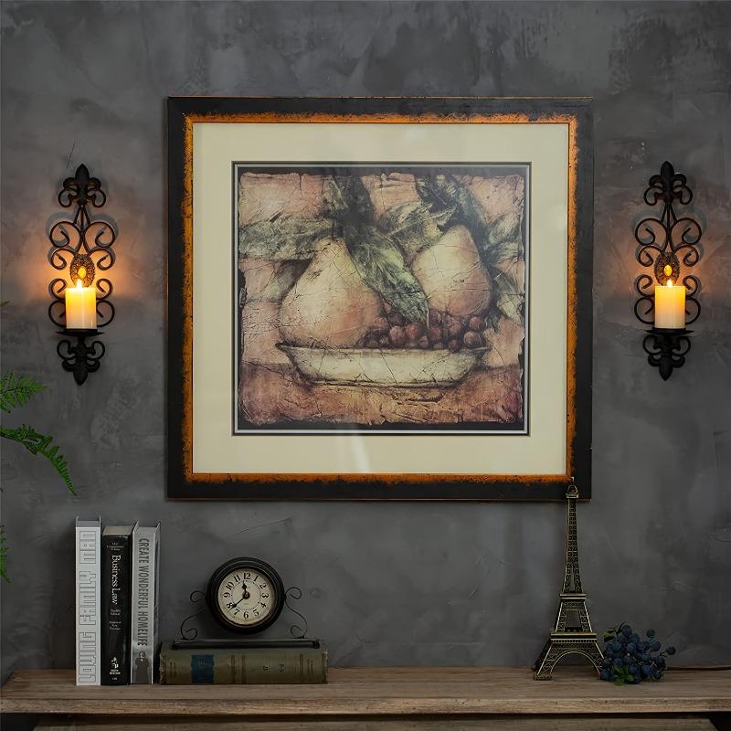 1шт настенные подсвечники ретро инкрустированный бриллиантами подсвечник для гостиной спальни украшения