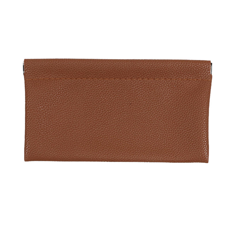 Самозакрывающийся длинный кошелек из ПУ-кожи первого слоя, держатель для паспорта, водительских прав, документов, органайзер для кабелей, косметичка