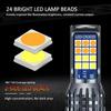 Hohota 2 шт. H8 H11 9006 Светодиодная противотуманная фара Двухцветная 3030 24SMD H16 Противотуманная